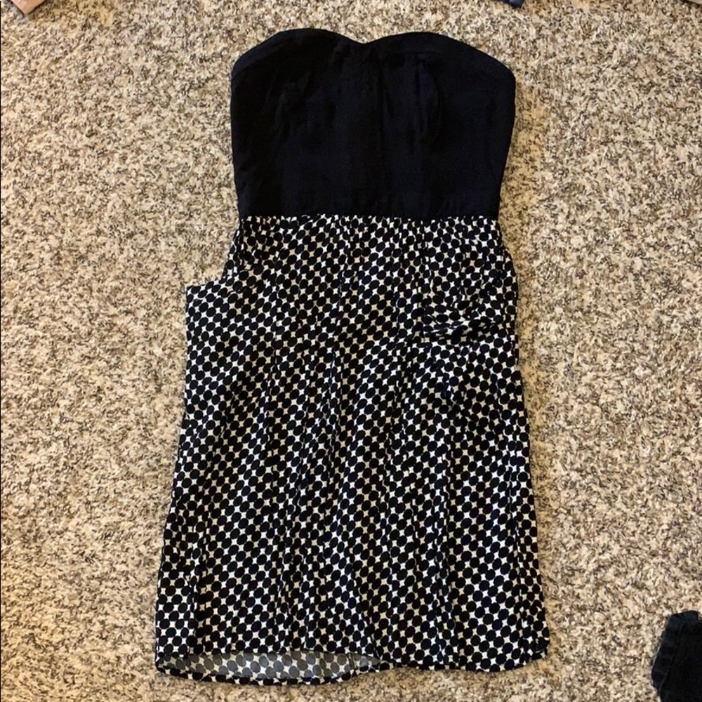 Black and white dress